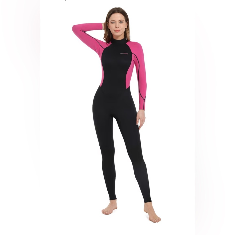 Dark Lightning Women’s Wetsuit Size 6 For Cold Water 3/2mm